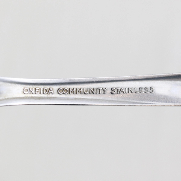 Lot of 3 Oneida Silver Twin Star Pattern Serving Spoons 8.5" Stainless