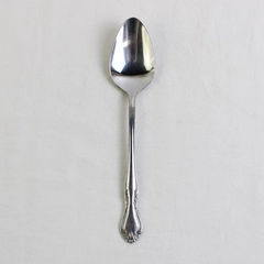 VTG Lifetime Cutlery LCU44 Pat Stainless Oval Shaped Soup Spoon 7.25" Good Rare