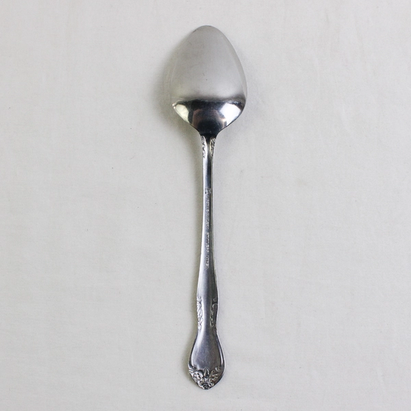 VTG Lifetime Cutlery LCU44 Pat Stainless Oval Shaped Soup Spoon 7.25" Good Rare