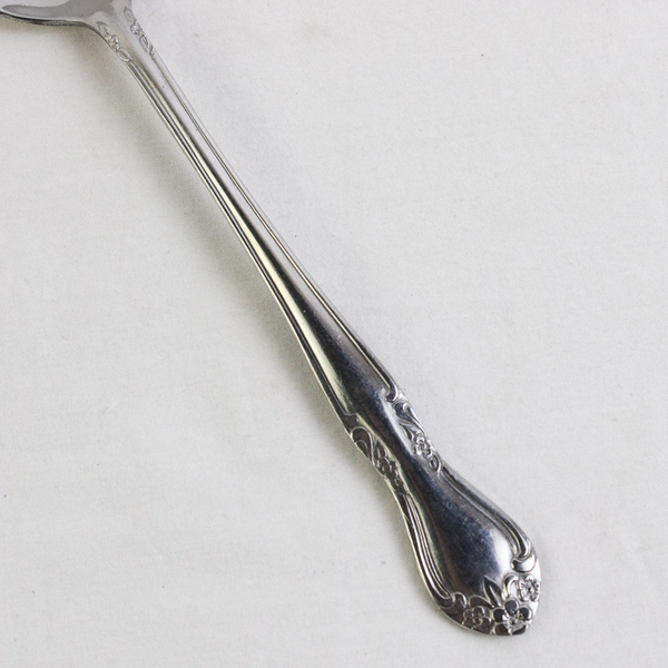 VTG Lifetime Cutlery LCU44 Pat Stainless Oval Shaped Soup Spoon 7.25" Good Rare