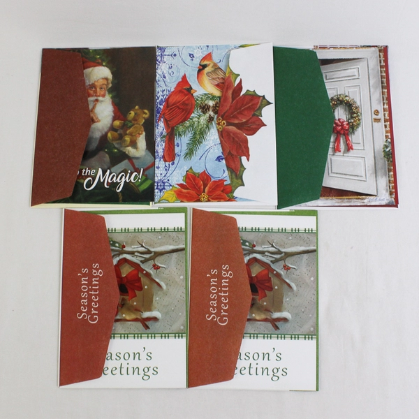 Lot of 14 Christmas Holiday Greeting Cards with Envelopes