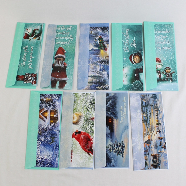 Large Lot of 63 Christmas Holiday Greeting Cards with Envelopes