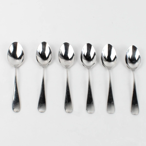 Lot Of 6 Reed & Barton Dalton (Stainless) Flatware Soup Spoons 7.25" Long