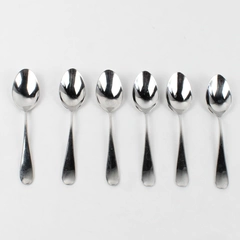 Lot Of 6 Reed & Barton Dalton (Stainless) Flatware Soup Spoons 7.25" Long