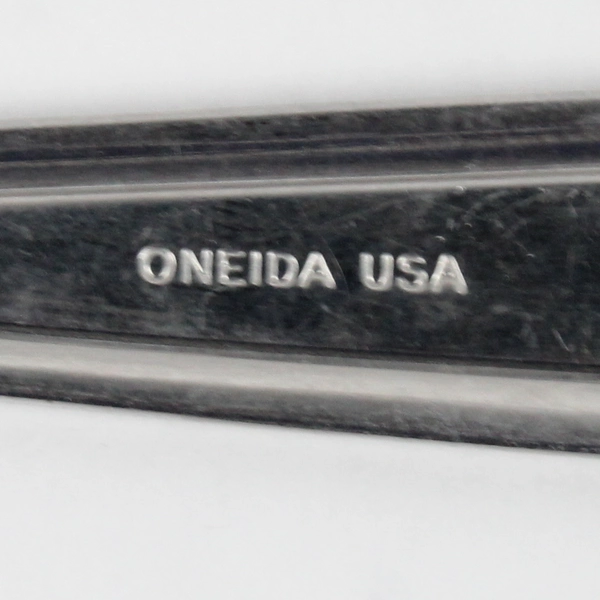 Lot Of 6 Oneida Silver Satin Shasta (Stainless) Flatware Soup Spoons 7" Long