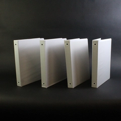 Lot of 4 Wilson Jones White 1-Inch 3-Ring Binders