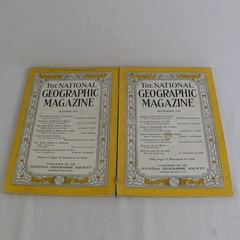 Vintage Lot of 2 National Geographic Magazines October 1945 & September 1946