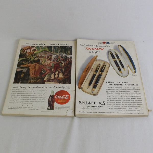 Vintage Lot of 2 National Geographic Magazines October 1945 & September 1946