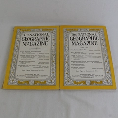 Vintage Lot of 2 National Geographic Magazines April & September 1947