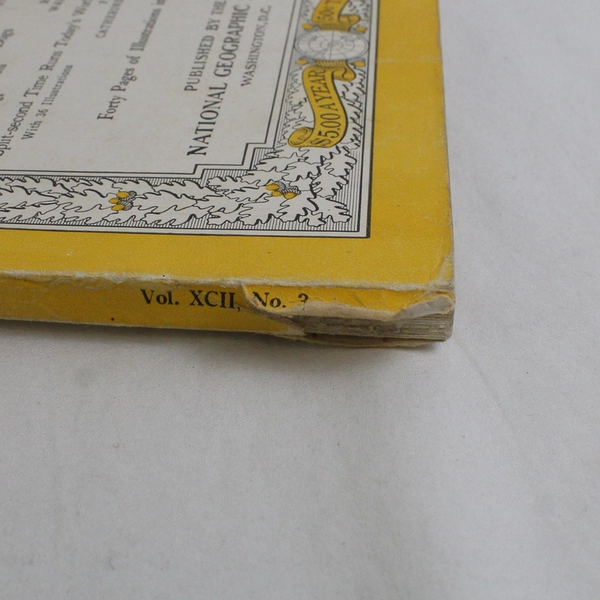 Vintage Lot of 2 National Geographic Magazines April & September 1947