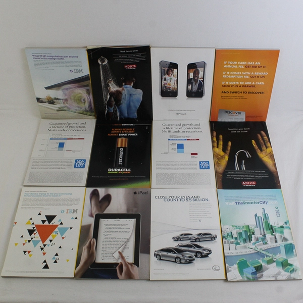 Lot of 12 National Geographic Magazines 2010 Complete Set Good