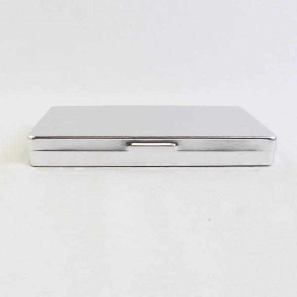 Silver Tin of Assorted Colors Eyelet Grommets, 12 small containers 