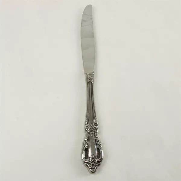 Set of 7 Oneida Raphael Stainless Hollow Handle Modern Dinner Knives 