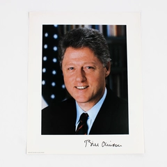 President Bill Clinton Official Portrait 8X10 Photo Autopen Signature