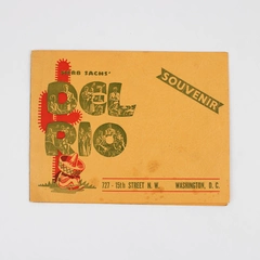 1943 Souvenir Folder Group Photo Herb Sachs' Del Rio Restaurant Washington DC