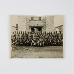 WWII Korea Army Barracks Group 8X10 Photo 71st Division Artillery A Company 