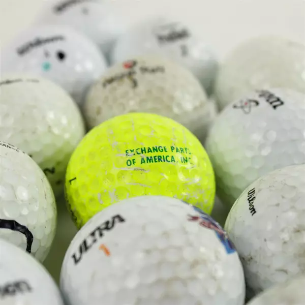 Lot of 19 Wilson Golf Balls Used Good Pre-Owned