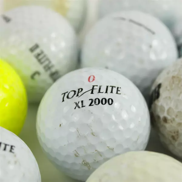 Lot of 17 Top Flite Used Golf Balls Pre-Owned Practice Range