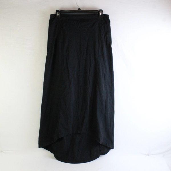 Athleta Women's M Black High Low Midi Activewear Skirt 