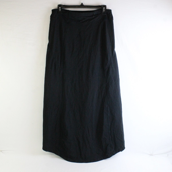 Athleta Women's M Black High Low Midi Activewear Skirt 