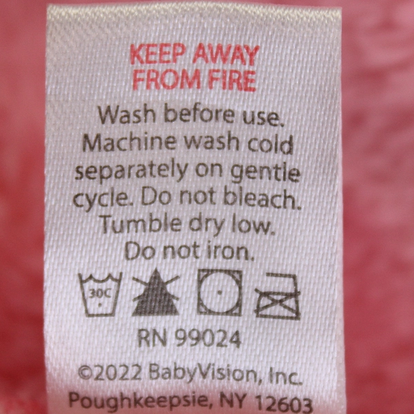 Hudson Baby Girl 0-9 Months Plush Pink Fox Animal Face Bathrobe