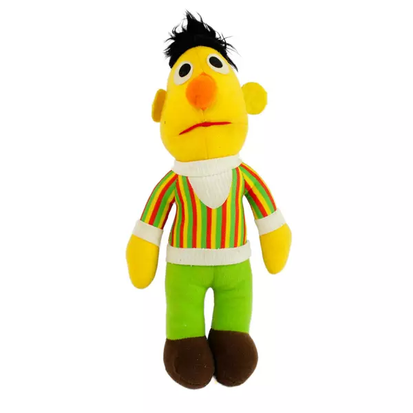 Vintage Hasbro Sesame Street Bert 12" Softies Muppet Plush Toy