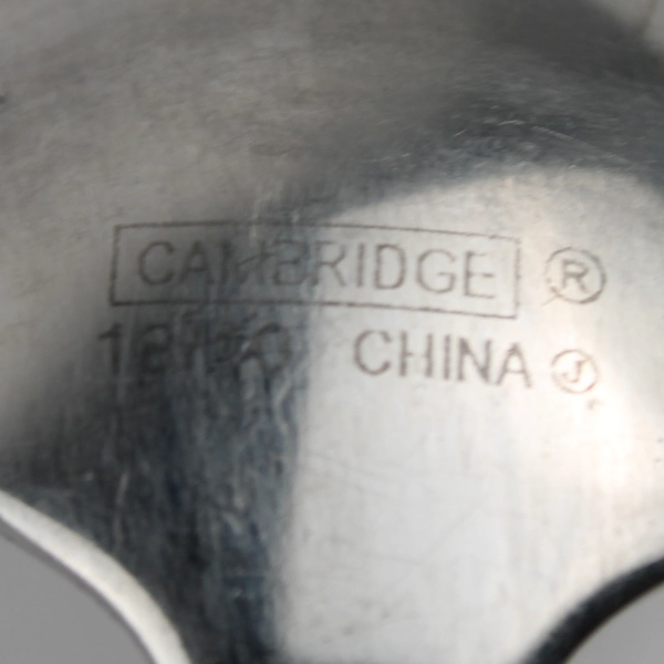 Lot of 6 Cambridge Silver CBS181 Pattern 18/8 SS Oval Soup Spoons 7.75" Rare HTF