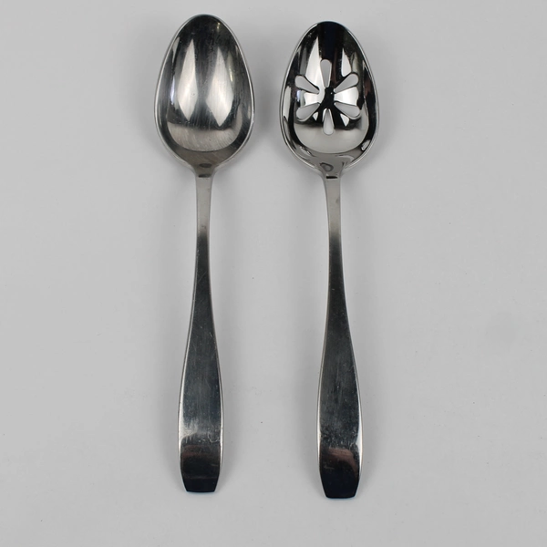 Lot of 2 Cambridge Silver CBS181 Pattern 18/8 SS Serving Utensils 9.25" Rare HTF