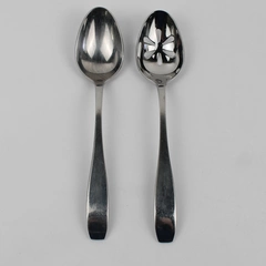 Lot of 2 Cambridge Silver CBS181 Pattern 18/8 SS Serving Utensils 9.25" Rare HTF