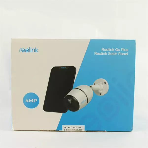 Reolink Go with Solar 4G LTE Mobile Security Camera White Open Box