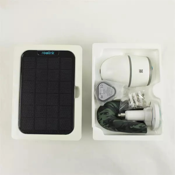 Reolink Go with Solar 4G LTE Mobile Security Camera White Open Box