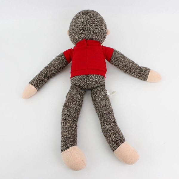 Schylling Curious George Sock Monkey Plush Stuffed Animal 20”
