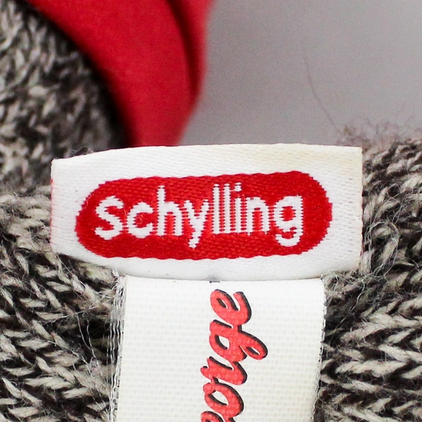 Schylling Curious George Sock Monkey Plush Stuffed Animal 20”