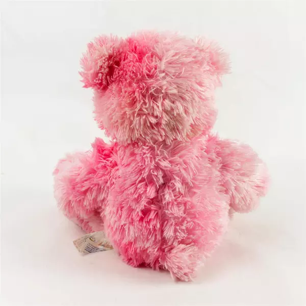 Build-A-Bear Pink White Heart Plush 16in Stuffed Animal