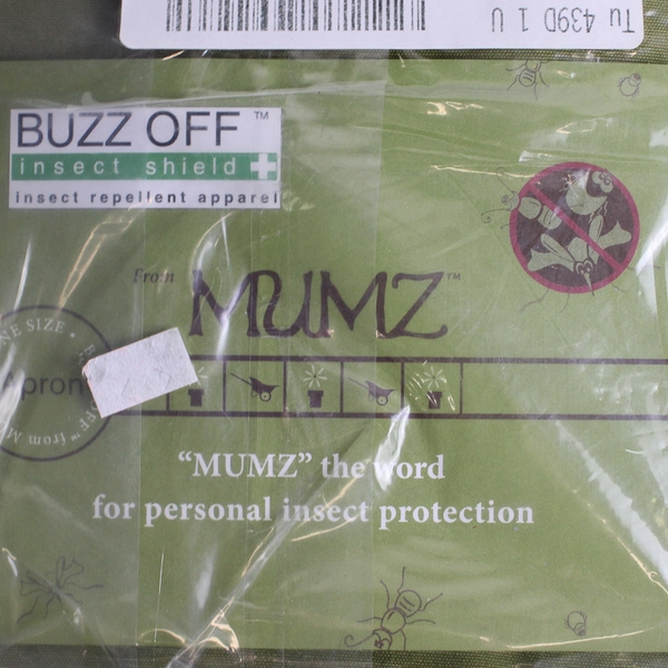 Mumz Buzz Off Insect Shield Apron Green One Size