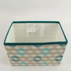 IKEA Zip-On-Bottom Fabric Storage Box Neutral 16x6.25