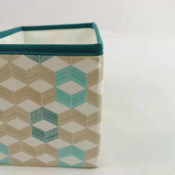 IKEA Zip-On-Bottom Fabric Storage Box Neutral 16x6.25