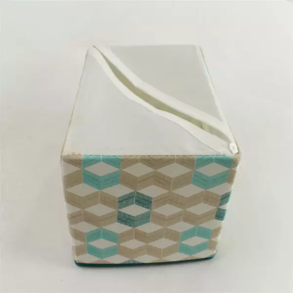 IKEA Zip-On-Bottom Fabric Storage Box Neutral 16x6.25