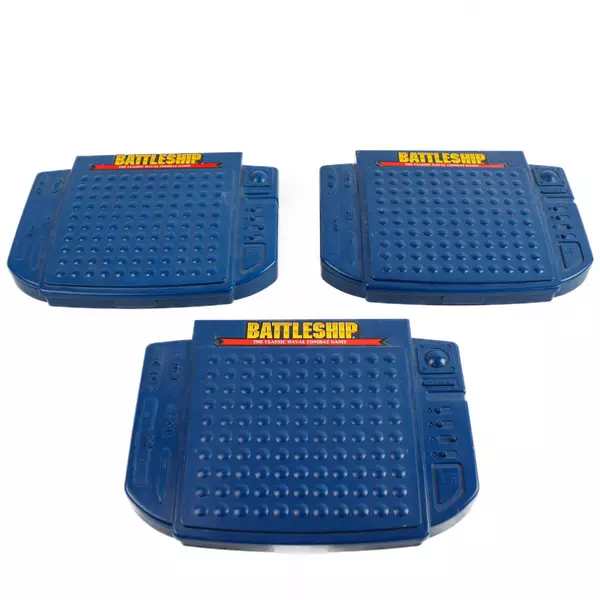 Set of 3 Battleship Games Cases Not Electric Vintage Game