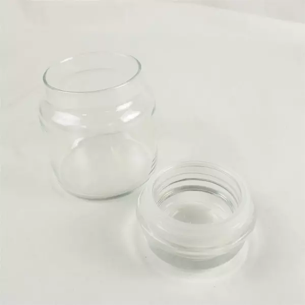 Yankee Candle Empty Glass Jar w/ Lid Craft Storage