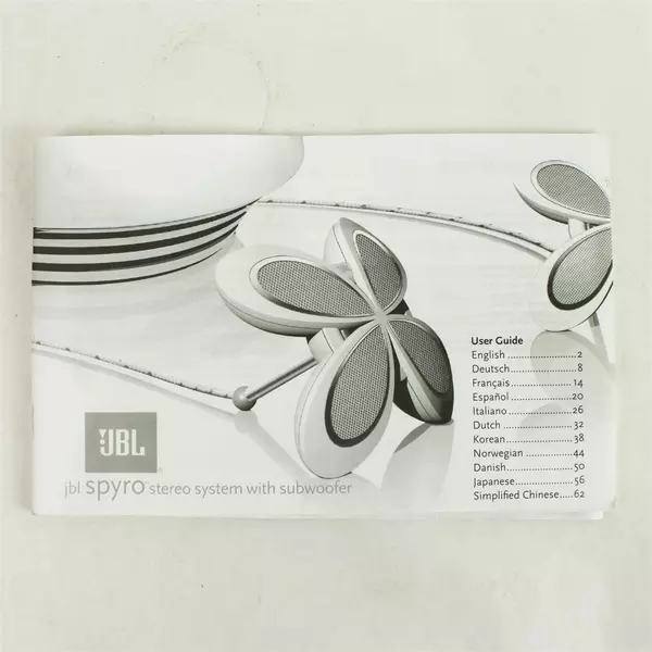 JBL Spyro W/2 Mini Speakers Pair Tested Used