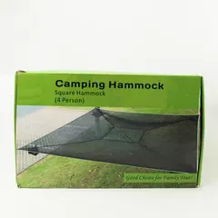 Square Camping Hammock for 4 People Lightweight Packable Outdoor