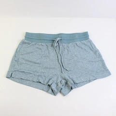 Stars Above Women's XS Blue & White Striped Knit Pajama Sleep Shorts