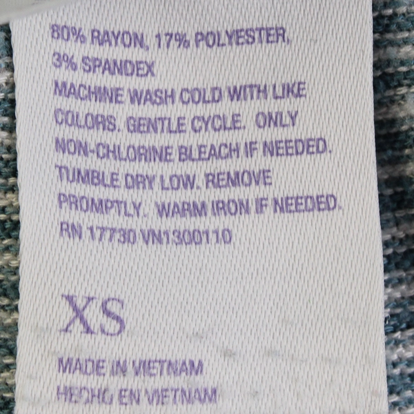 Stars Above Women's XS Blue & White Striped Knit Pajama Sleep Shorts