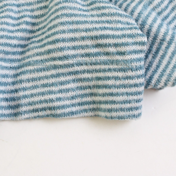 Stars Above Women's XS Blue & White Striped Knit Pajama Sleep Shorts