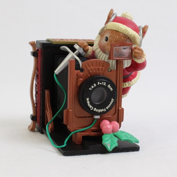 Lustre Fame Mouse/Camera Christmas Ornament Plastic
