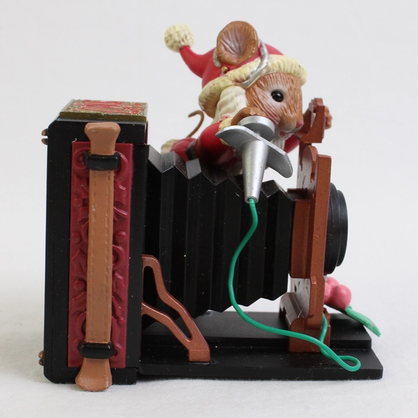 Lustre Fame Mouse/Camera Christmas Ornament Plastic