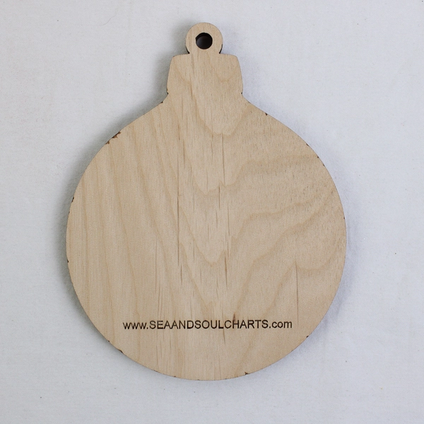 Bell-Shaped Wooden Ornament, The Great Lakes New