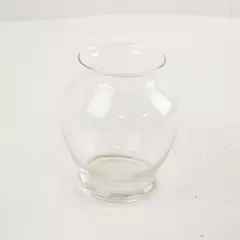 Vintage Clear Glass Bud Vase 5.25in Small Simple Silhouette