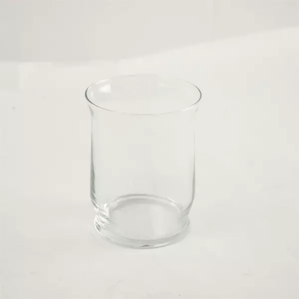 Clear Glass Flower Vase Small 4.5in Bud Centerpiece Classic
